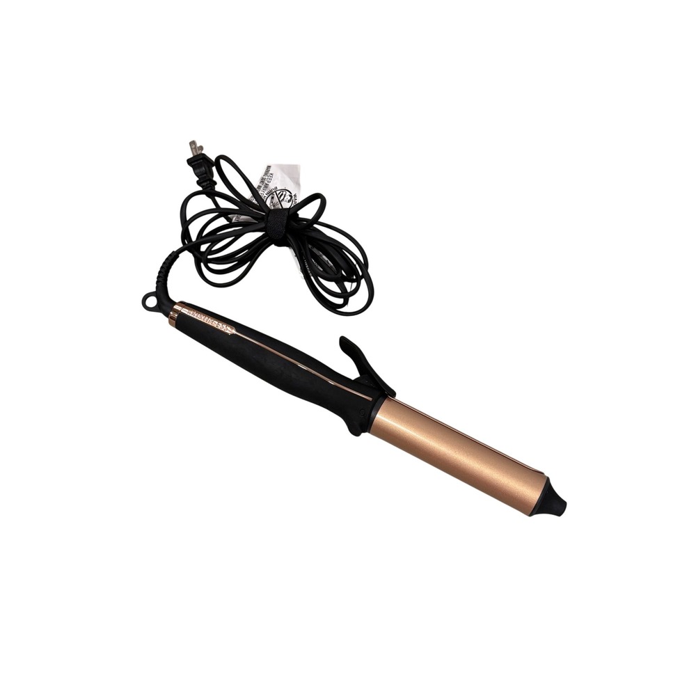 Kristin Ess Nano Black Gold 1.25 inch Curling Iron KES0197‎ Rose Gold Black